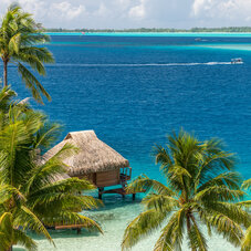 Bora Bora - Maitai  hotel - End of Pontoon Overwater