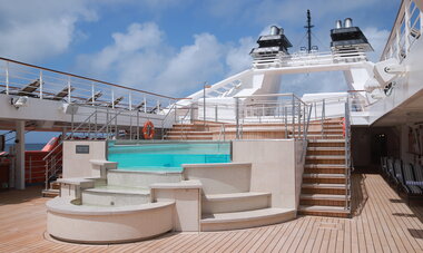 Spacifica Travel Windstar Cruises Pool on deck
