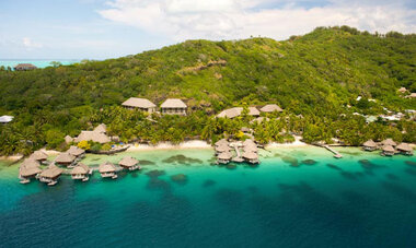 Aerial view of Maitai Polynesia Bora Bora Maitai Polynesia Bora Bora