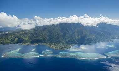 The island of Tahiti