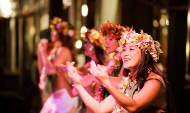 Polynesian Dancers at the Sofitel Kia Ora Moorea Beach Resort