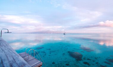Serenity and Quiet on your Overwater Bungalow Deck