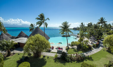 Spacifica Travel Intercontinental Tahiti Resort and Spa View from Premium Ocean View