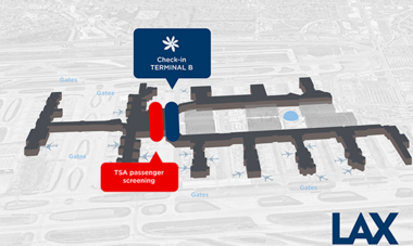 Airport 3D Map - LAX
