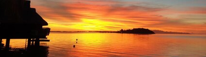 Maitai Polynesia Bora Bora Sunrise Stunning sunrise views from the Maitai Polynesia