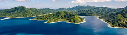 Aerial view of Raiatea Island - Stephane Mailion