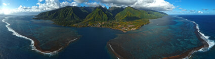 Image panoramique de Tahiti